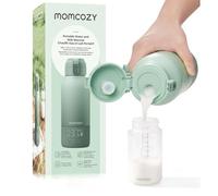Momcozy MW05 Calienta Biberones Portátil, 500 ml, 24 Usos por Carga | Inalámbrico para viajes y viajes, 500 ml de capacidad, 24 x uso/batería, USB-C, sin BPA, color verde