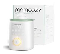Momcozy Nutri Calentador de Biberones para Bebé con Control Preciso de Temperatura y Luz Nocturna | 9-en-1 con Calentamiento Rápido, Apagado Automático y Compatibilidad Universal con Biberones