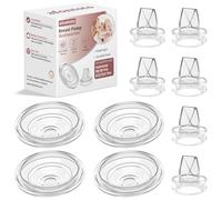 Momcozy - Paquete de 6 válvulas de pico de pato de silicona y 4 diafragmas de silicona compatibles con Momcozy S12Pro/S9Pro/S12/S9, extractor de leche portátil, piezas de repuesto para extractor de
