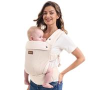 Momcozy Portabebés de Malla Transpirable, Ergonómico y Ligero, para Bebés de 3-24 Meses con Diseño de Espalda en X y Soporte Lumbar Mejorado, Comodidad Todo el Día para Crianza con Manos Libres