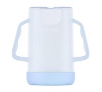 Momcozy Portabebés para latas de comida y bebida, Portabebés para alimentarse y evitar derrames, Asa portabebés, Azul