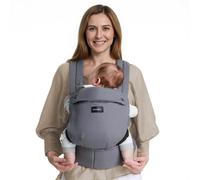 Momcozy PureHug - Portabebés | Tela: Algodón | Color: Gris