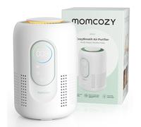 Momcozy purificador de aire para habitación infantil, sistema de 4 filtros con filtro HEPA H13 y carbón, PM2.5 en tiempo real con indicador de 3 colores, modo sueño 21 dB, luz nocturna regulable