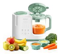 Momcozy Robot Cocina Bebé 4 en 1, Automático con 3 Texturas, 450 ml