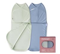 momcozy Saco para bebé de 0 a 3 Meses, Cierre silencioso, para Padres recién Nacidos, Reduce el Reflejo de Miedo, indispensable para recién Nacidos de 0 a 3 Meses, Paquete de 2, geometría y Estrellas