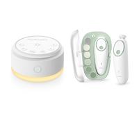 Momcozy WN03 Ruido Blanco Bebe con 20 Sonidos Relajantes y y Luz Táctil, NC02 Cortauñas Eléctrico para Bebés con 7 Cabezales de Pulido de Repuesto