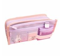 MOMEITU Kawaii - Estuche para lápices Kawaii, Material Escolar, Bonito Estuche de Gran Capacidad, Bonito Estuche Kawaii (Conejo Morado), Conejo Morado, 1, Moderno