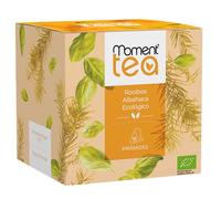 Moment Tea- Infusión Rooibos Albahaca Ecológico estuche de 15 pirámides de 2g