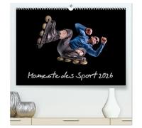 Momente des Sport (hochwertiger Premium Wandkalender 2026 DIN A2 quer), Kunstdruck in Hochglanz: Sportler aus der Drohnen- und Bodenperspektive