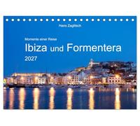 Momente einer Reise - Ibiza und Formentera (Tischkalender 2027 DIN A5 quer), CALVENDO Monatskalender: Zwei bezaubernde Baleareninseln im Mittelmeer