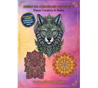 Momenti Mandala: Edizione per Mancini: Il Libro da Colorare Senza Sbavature - 30 Disegni sulle Pagine di Sinistra per un Comfort Totale