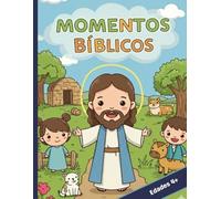Momentos Bíblicos para Colorear: 75 Ilustraciones Cristianas Kawaii para Niños y Niñas: Versículos Inspiradores, Historias de Fe y Dibujos Divertidos para Pequeños Artistas a Partir de 4 Años
