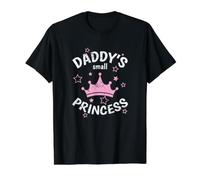 Momentos de Cuento de Hadas de la princesita de papá Camiseta gráfica económica, Hombre, Negro, S
