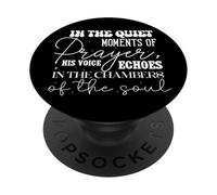 Momentos de Oración, Fe y Reflexión en Silencio PopSockets PopGrip Adhesivo