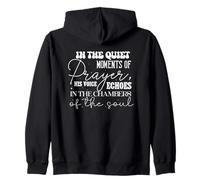 Momentos de Oración, Fe y Reflexión en Silencio Sudadera con Capucha