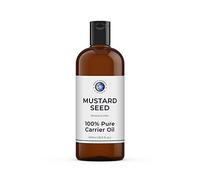 Momentos místicos | Aceite Portador de Semillas de Mostaza 500 ml - Aceite Puro y Natural Cabello, la Cara, Las uñas, la aromaterapia, el Masaje y la dilución del Aceite GMO Vegano Gratis