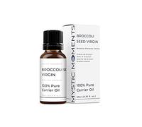 Momentos místicos | Broccoli Seed Virgin Carrier Oil 10 ml - Aceite Puro y Natural Cabello, la Cara, Las uñas, la aromaterapia, el Masaje y la dilución del Aceite GMO Vegano Gratis