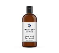 Momentos místicos | CHIA Seed Virgin Caper Aceite 500ml - Aceite Puro y Natural Cabello, la Cara, Las uñas, la aromaterapia, el Masaje y la dilución del Aceite GMO Vegano Gratis