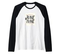 Momentos pegadizos en una melodía fresca de junio para adultos y niños Camiseta Manga Raglan