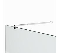 Moments of Glass Barra estabilizadora/barandilla para Parede de Ducha e de Walk in de 6mm - 10mm Ajustable de 73 a 121 cm - 22M