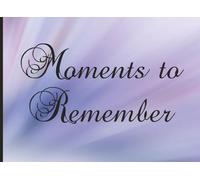 Moments to Remember: Autograph Book & Memory Scrapbook with Purple Abstract Cover | 200 Blank Pages for Signatures, Stories, Photos & Keepsakes from Concerts, Vacations, Events, School & More