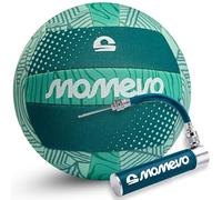 Momevo Beachbuddy - Pelota de neopreno suave para niños, tamaño 2 (diámetro 15 cm), pequeño balón de fútbol para niños a partir de 1 año para exteriores (Jungla, set con bomba de balón)