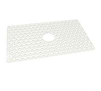 Momfin Alfombrilla grande de silicona para fregadero, 3098 x 19 pulgadas, antideslizante, protector de cocina con resistencia al calor para lavar platos y fregaderos de granja, gris (metros blanco)