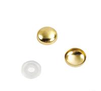 Momfin Cubiertas decorativas del tornillo del espejo, para el metal | Tornillo de espejo cubre 16 mm 20 mm tapa decorativa para tablero acrílico de vidrio, acabado de metal para marcos de pared