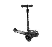MoMi 3-RAD-Kinderroller San 2-in-1, höhenverstellbare Lenkstange 60/66/72 cm, klappbar, LED-Räder mit ABEC-7 Kugellagern, Trittbremse, 2,7 kg