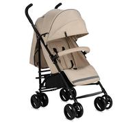 MoMi AKIRA Silla de paseo para niños a partir de 6 meses (hasta 15 kg), arnés ajustable de 5 puntos, bolso, cesta de la compra, protector de lluvia y mosquitera.