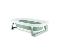Momi Bañera NATA desde 0 meses, plegable, para bebés y niños de hasta 25 kg, con patas plegables, fijación a la alcachofa de ducha y tapón de drenaje