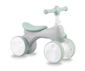 Momi Bicicleta Infantil Tobis para niños y niñas (Peso Corporal máximo 20 kg), Cuatro Ruedas con claxon, lámpara, Ruedas de plástico a Prueba de pinchazos y Sistema de Burbujas de jabón
