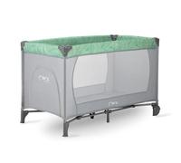 MOMI Cuna de Viaje BELOVE, para niños de hasta 15 kg, Ancho 65 x Largo 125 x Alto 78 cm (Plegable 21 x 23 x 80 cm), Cuna de Viaje para niños con colchón, 2 Ruedas, Bolsa de Transporte