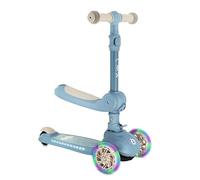 MoMi Debe Roller para niños de 1 año hasta 50 kg - Scooter 2 en 1 con Asiento Plegable - Patinete Infantil con 2 Altura Ajustable - Patinete Plegable para Interior y Exterior - 3 Ruedas LED