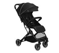 MoMi ESTELLE a partir de los 6 meses (hasta 15 kg), silla de paseo plegable con arnés de 5 puntos, cesta de la compra, barra telescópica, se mantiene de pie plegada