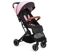MoMi ESTELLE Silla de Paseo Ligera y Plegable, Carrito de Bebé Compacto con Respaldo Reclinable, Arnés Ajustable de 5 Puntos, Capota Protectora, Gran Cesta de Almacenaje, desde 6 Meses hasta 15 kg