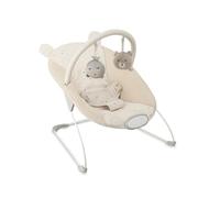 MoMi GLOSSY, mecedora para bebés hasta 9 kg con arnés de 3 puntos, estructura metálica con pies antideslizantes, 1,7 kg, 58×49×53 cm, módulo sensorial que apoya el desarrollo infantil