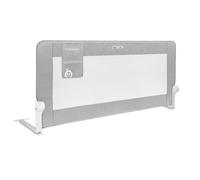 Momi Lexi Plus XL Barrera de Seguridad para cunas de bebé y Camas de niño de 18 Meses a 5 años, Barrera 150x66x36 cm para colchones de hasta 35 cm, Plegable 180°, Funda Lavable