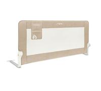 Momi Lexi Plus XL Barrera de Seguridad para cunas de bebé y Camas de niño de 18 Meses a 5 años, Barrera 150x66x36 cm para colchones de hasta 35 cm, Plegable 180°, Funda Lavable
