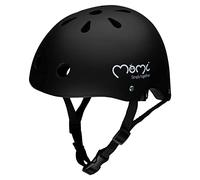 MoMi Mimi Casco Ajustable para niños, Circunferencia 48-55 cm, Casco de Bicicleta a Prueba de Golpes, 11 Orificios de ventilación, Acolchado de Espuma, Correa de Barbilla Ajustable
