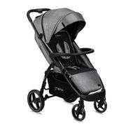 MoMi MIYA EVA Silla de paseo para niños a partir de 6 meses (hasta 22 kg), arnés ajustable de 5 puntos, cesta de la compra, saco para los pies, portabebidas, protector de lluvia y mosquitera