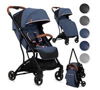 MOMI OFRA Cochecito de bebé, Desde 6 meses, Hasta 15 kg, Plegable, ligero, ajustable, con cesta portaobjetos, ruedas indestructibles