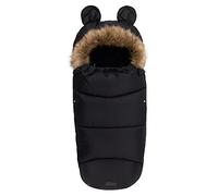 Momi Saco Infantil de 45 x 95 cm para Cochecito, para cinturón de Seguridad de 3 Puntos y 5 Puntos, Ideal para Cochecito, Asiento de Coche Infantil, capazo y Trineo, Capucha con Ribete de Pelo