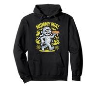 Momia MIA Divertido Halloween Pizza Humor Sudadera con Capucha