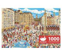 MOMIBOOK Rompecabezas de 1000 piezas para adultos de City Story New - Londres, imagen de pintura difícil, desafiante, rompecabezas imposible, juguetes divertidos y juegos, regalos de cumpleaños de