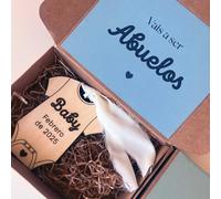Momkoru | Anuncio de embarazo, caja sorpresa para anunciar el embarazo, para abuelos, tíos, hermanos o quién tú quieras. Regalo para decir que estás embarazada. Sorpresa de embarazo hecha a mano.