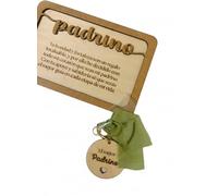 Momkoru | Caja quieres ser mi padrino de bautizo. Petición personalizada para padrinos o madrinas.