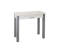Mesa de cocina rectangular extensible - modelo hena - sobre mdf - patas madera roble