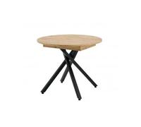 MOMMA HOME MESA EXTENSIBLE REVOCU EN COLOR ROBLE Y NEGRO Raíz Mesas de Comedor Inicio Muebles de Salón y Hogar Mesas de Comedor Extensibles