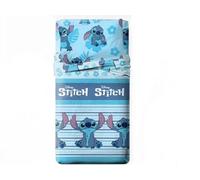 Mommata Juego de Sábanas de Stitch para Cama de 90cm - Suavidad, Calidad y Diseño Oficial Disney - ¡Descansa con Estilo y Comodidad (Azul)